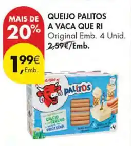 Pingo Doce QUEIJO + PALITOS A VACA QUE RI promoção
