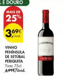 Pingo Doce Vinho Península de Setúbal Periquita promoção