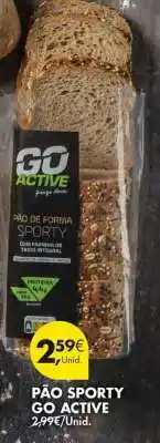 Pingo Doce Pão Sporty Go Active promoção