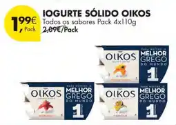 Pingo Doce Iogurte Sólido Oikos promoção