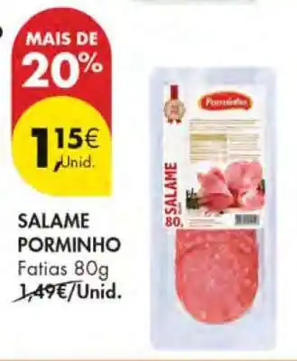 Pingo Doce Salame Porminho promoção