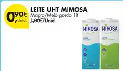 Pingo Doce LEITE UHT MIMOSA promoção