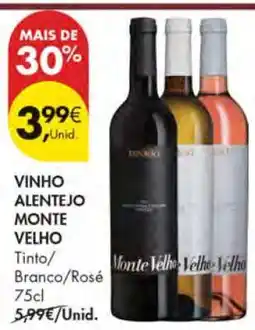 Pingo Doce VINHO ALENTEJO MONTE VELHO promoção