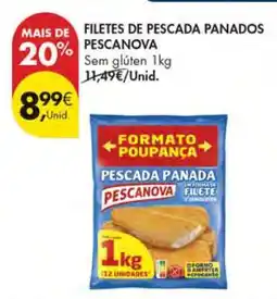 Pingo Doce Filetes de Pescada Panados Pescanova promoção