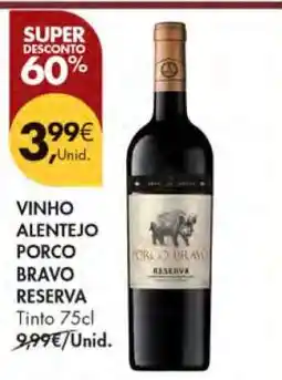 Pingo Doce Vinho Alentejo Porco Bravo Reserva promoção
