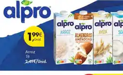Pingo Doce Alpro Arroz 1L promoção