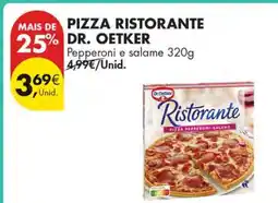 Pingo Doce Pizza Ristorante Dr. Oetker promoção