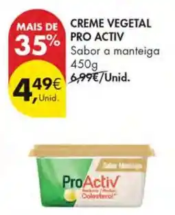 Pingo Doce CREME VEGETAL PRO ACTIV promoção