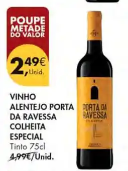 Pingo Doce Vinho Alentejo Porta da Ravessa Colheita Especial promoção