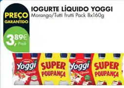 Pingo Doce Iogurte Líquido Yoggi promoção