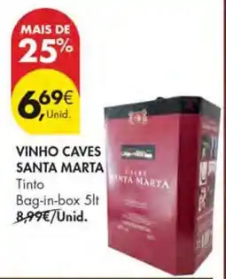 Pingo Doce VINHO CAVES SANTA MARTA promoção