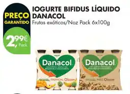 Pingo Doce Iogurte Bifidus Líquido Danacol promoção