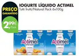 Pingo Doce IOGURTE LIQUIDO ACTIMEL promoção