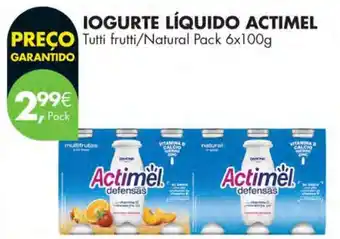 Pingo Doce IOGURTE LIQUIDO ACTIMEL promoção