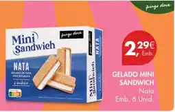 Pingo Doce Gelado Mini Sandwich promoção