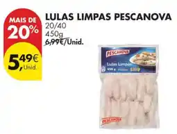 Pingo Doce Lulas Limpas Pescanova promoção