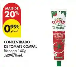 Pingo Doce Concentrado de Tomate Compal promoção