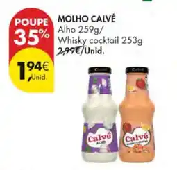 Pingo Doce Molho Calvé promoção