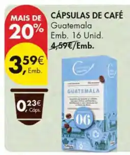 Pingo Doce Cápsulas de Café Guatemala promoção