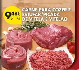 Pingo Doce CARNE PARA COZER E ESTUFAR/PICADA DE VITELA E VITELÃO promoção