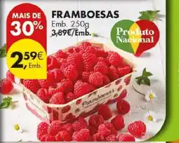 Pingo Doce Framboesas promoção