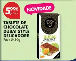Pingo Doce TABLETE DE CHOCOLATE DUBAI STYLE DELICADORE promoção