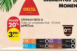 Pingo Doce Cápsulas DELTA Q promoção