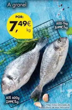 Pingo Doce Peixe a granel promoção