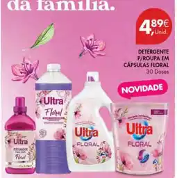 Pingo Doce Detergente P/Roupa em Cápsulas Floral promoção