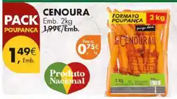 Pingo Doce Cenoura promoção