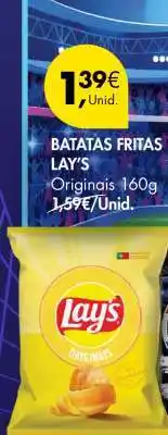 Pingo Doce BATATAS FRITAS LAY'S Originais 160g promoção