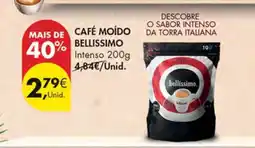 Pingo Doce Café Moído Bellissimo Intenso 200g promoção