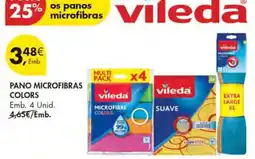 Pingo Doce PANO MICROFIBRAS COLORS promoção