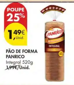 Pingo Doce Pão de Forma PANRICO promoção