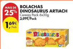 Pingo Doce Bolachas Dinosaurus Artiach promoção