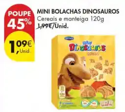 Pingo Doce MINI BOLACHAS DINOSAUROS promoção