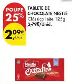 Pingo Doce Tablete de Chocolate Nestlé promoção