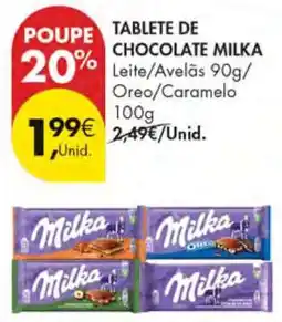 Pingo Doce Tablete de Chocolate Milka promoção