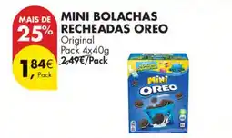 Pingo Doce Mini Bolachas Recheadas Oreo promoção