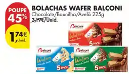 Pingo Doce Bolachas Wafer Balconi promoção