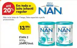 Pingo Doce Nestlé NAN OPTIPRO Etapa 2 promoção