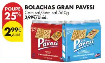 Pingo Doce Bolachas Gran Pavesi promoção