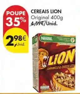 Pingo Doce Cereais Lion Original 400g promoção