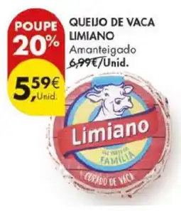 Pingo Doce Queijo de Vaca Limiano promoção