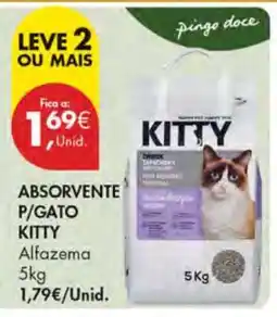 Pingo Doce ABSORVENTE P/GATO KITTY Alfazema 5kg promoção