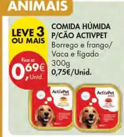 Pingo Doce Comida Húmida P/Cão Activpet promoção