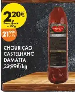 Pingo Doce Chouriço Castelhanos Damatta promoção