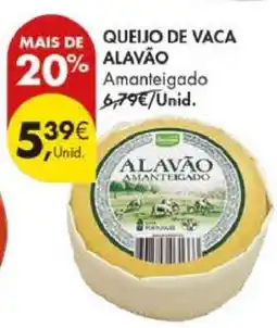 Pingo Doce Queijo de Vaca Alavão Amanteigado promoção