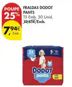 Pingo Doce Fraldas Dodot Pants promoção
