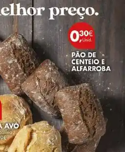 Pingo Doce PÃO DE CENTEIO E ALFARROBA promoção